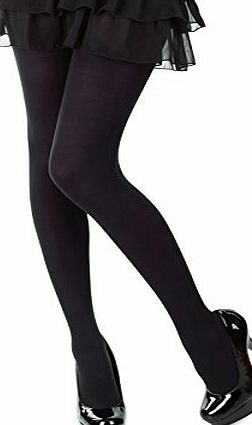 Paradise4women Opaque Tights Choose From 25 Fashionable Colours ,40 Denier, Sizes S-XL (Medium, Black)