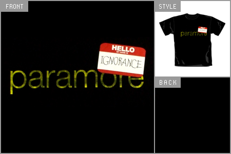 Paramore (Ignorance) T-shirt wea_W00087MK_parign