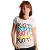 Paramore Skinny T-shirt - Riot (White)