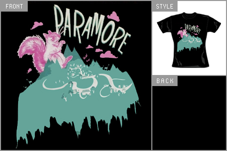 Paramore (Squirrel Teddy) Skinny T-Shirt