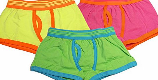 Pariella Boys 3 Pair Pack Trunk Fit Boxer Short Underpants Briefs (4 - 5, OPTION 1)