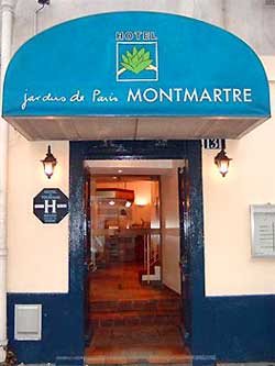 PARIS Hotel Jardins de Paris Montmartre