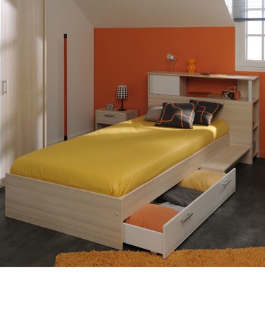 Charly Euro Single Bed With Headboard & Drawer