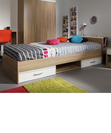 Parisot FR Giga Low Captains Bed With Headboard Storage