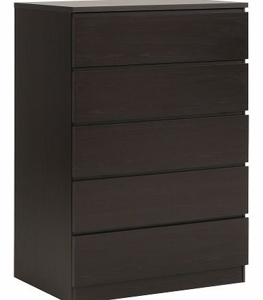 Parisot Meubles GRADE A1 - Parisot Home 5 Drawer Chest in Wenge