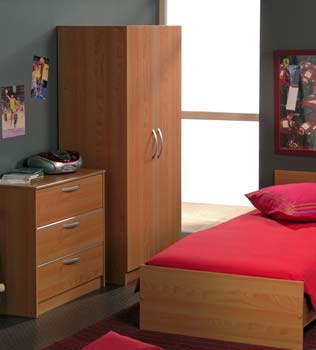 Parisot Meubles Lucas Teens 2 Door Wardrobe - WHILE STOCKS LAST!