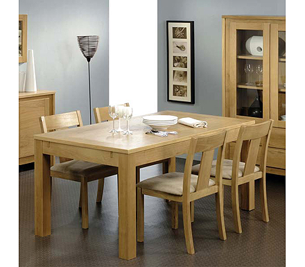 Parisot Meubles Oswold Oak Rectangular Dining Table