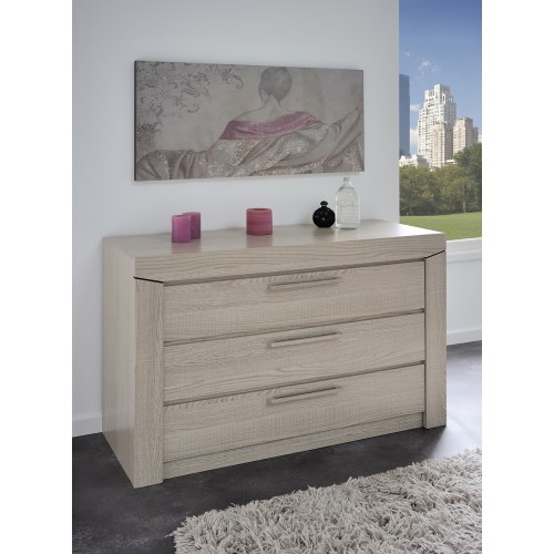Parisot Meubles Parisot Field Chest of Drawers in Passadena Oak