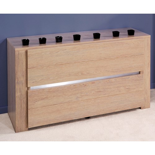 Parisot Meubles Parisot Shadow Chest of Drawers in Ash Oak-finish