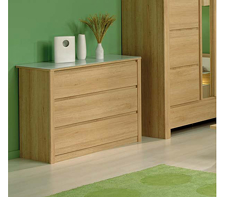 Parisot Meubles Space 3 Drawer Chest