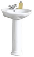 Park Lane Saxonbury 570mm Washbasin with Pedestal