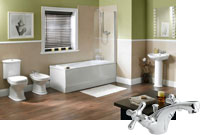 Saxonbury Bathroom Suite with Whirlpool Bath