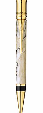 Parker Duofold Ballpoint Pen, Pearl/Black