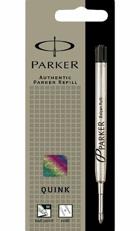 PARKER  ballpoint pen refill, black ink, EACH