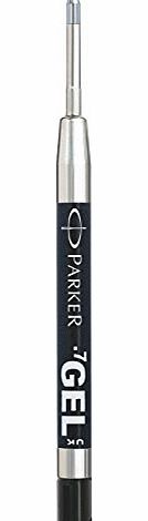 Parker Quink Gel Ball Pen Refill Medium - Black (Blister Pack of 2)