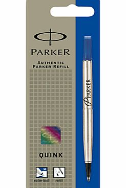 Parker Quink Rollerball Pen Refill, Blue