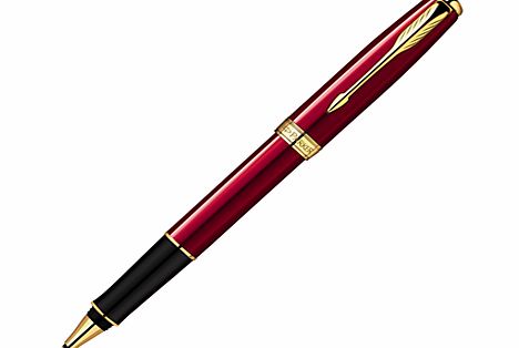 Parker Sonnet Lacquer Rollerball Pen, Red