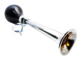 New Chrome 9` Bicycle Bulb Hooter Horn