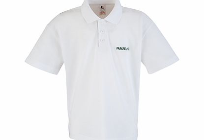 Parkfields Middle School Polo Shirt, White