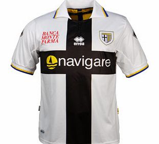 Parma Errea 2010-11 Parma Home Errea Football Shirt