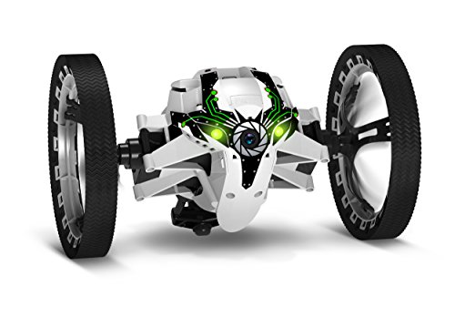 Parrot Jumping Sumo Wi-Fi Controlled Insectoid Robot With Camera (White)