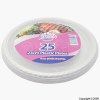 Parteazy Plastic Disposable Plates 25cm Pack of 25