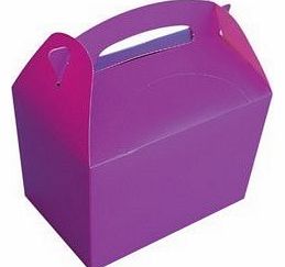 Party Bags 2 Go ``Assorted Colours Kids Party Lunch Boxes, pack of 10``