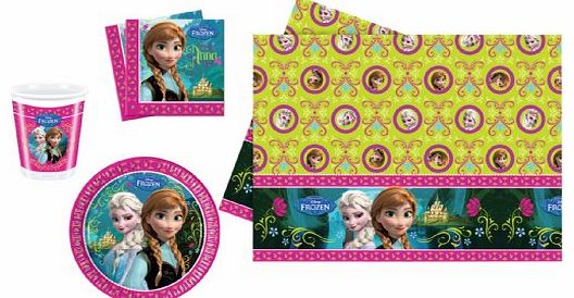 Disney Frozen Party Tableware pack for 8