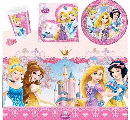 Party Bags 2 Go Disney Princesss Sparkle Party Tableware Pack