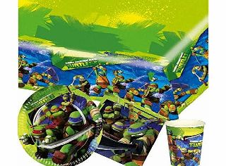 Party Bags 2 Go Teenage Ninja Mutant Turtles Party Tableware Pack for 8