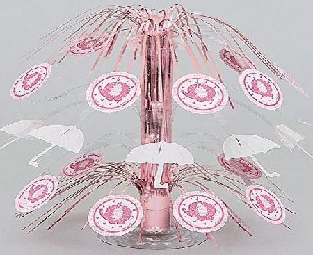 Party Bags 2 Go Umbrellaphants Pink Baby Shower Party Cascade Table Decoration