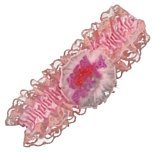 Flashing Garter Hen Party Pink Logo