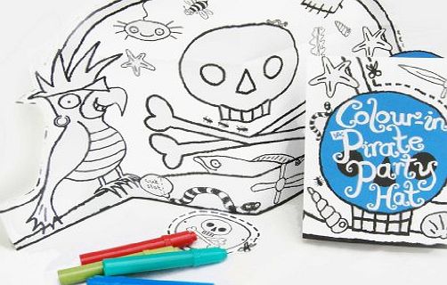 Party Parade Colour-in Boys Pirate Party Hat