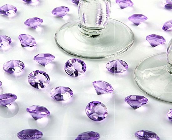 party supplies 5000 4.5 mm Diamond Scatter Crystals Wedding Table Decoration (Light purple)