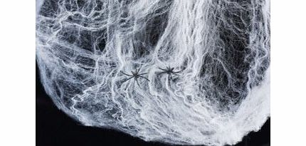 party tableware Stretchable Spiders Web White - 1 spider included 240084