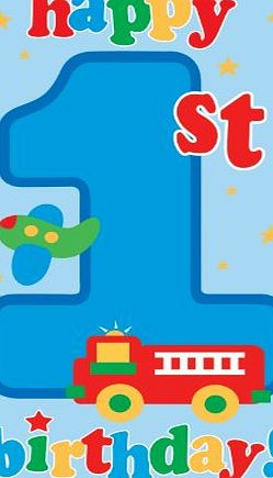 Party2u Boys Playtime 1st Door Sign Party Supplies