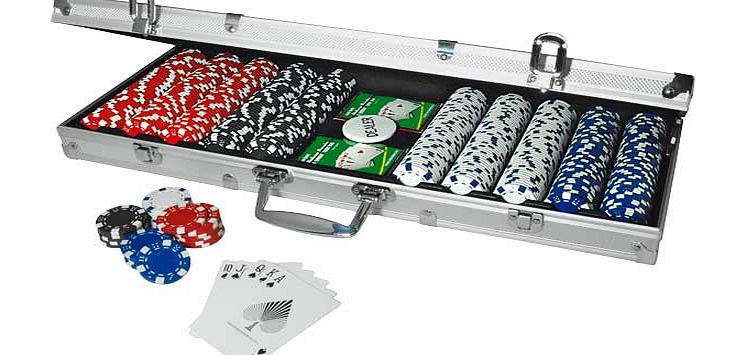 PartyPoker 500 Chip Deluxe Poker Set
