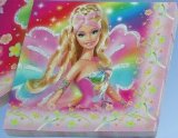 PartyRama Barbie Fairytopia Party Pack (61 party items - plates, cups, napkins, tablecover, loot bags, blowout
