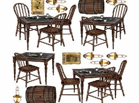 Beistle 52042 Saloon Table Props
