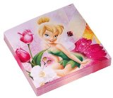 Partyrama Disney Fairies Party Pack Large (61 party items - plates, cups, napkins, tablecover, loot bags blowo
