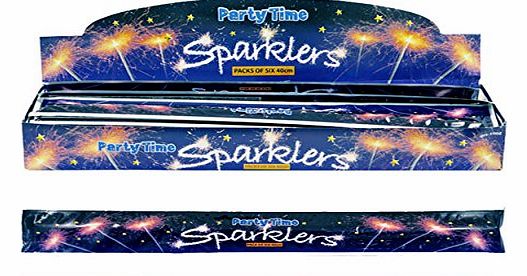 Giant 40cm Party Time Sparkler - Pack of 30