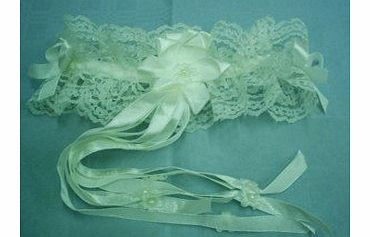 Partyrama Ivory Bridal Garter