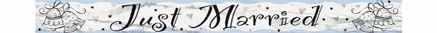 Partyrama Just Married Foil Banner