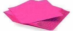 Pack of 20 x Hot Pink Paper Napkins (2Ply)