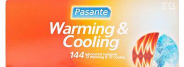 Pasante - Box of 144 Condoms (72 Warming and 72