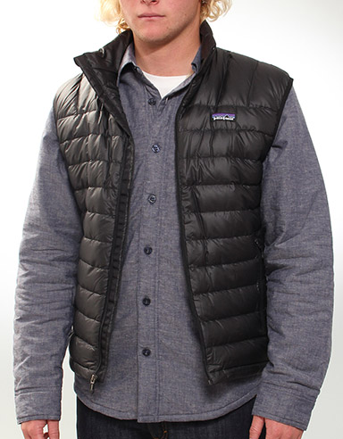 Patagonia Down Sweater Vest Gilet - Black