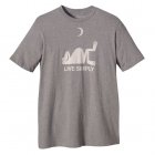 Mens Live Simply Frog T-Shirt - Gravel
