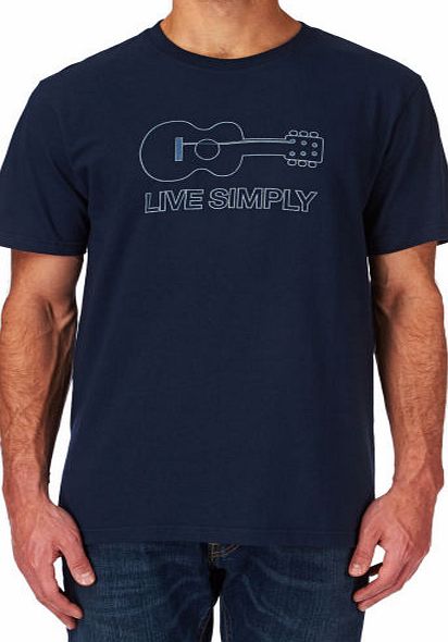 Patagonia Mens Patagonia Live Simply Guitar T-shirt -