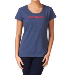 T-Shirts - Patagonia Live Simply Text