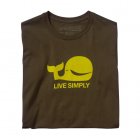Womens Live Simply Whale T-Shirt -